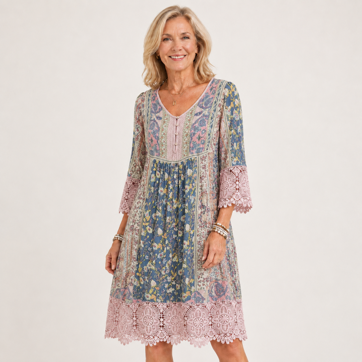 Pink and Blue / 3XL
